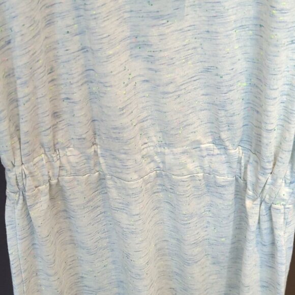 Bench Light Blue Speckle T-Shirt Dress Back Pocket Detail Elastic Waist SM NWT - Picture 4 of 7